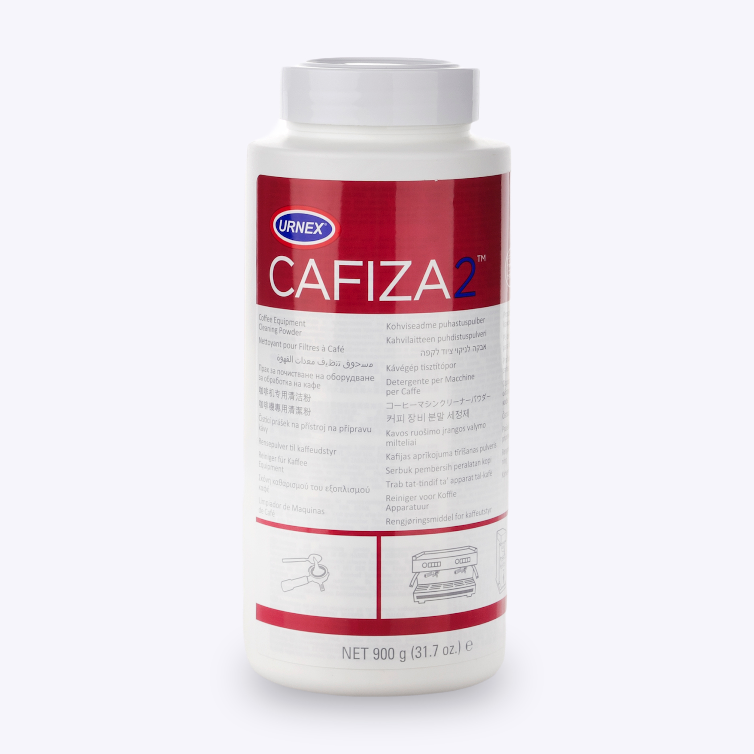 Urnex CAFIZA2 Чистящее средство для эспрессо-машин в порошке (в банках по 900 гр.)