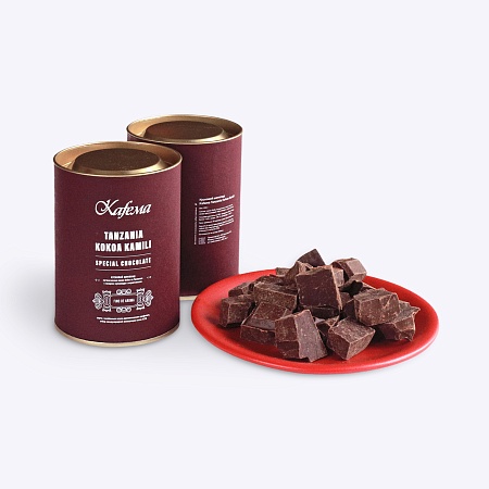 Кусковой шоколад Kafema Tanzania Kokoa Kamili, 70% какао
