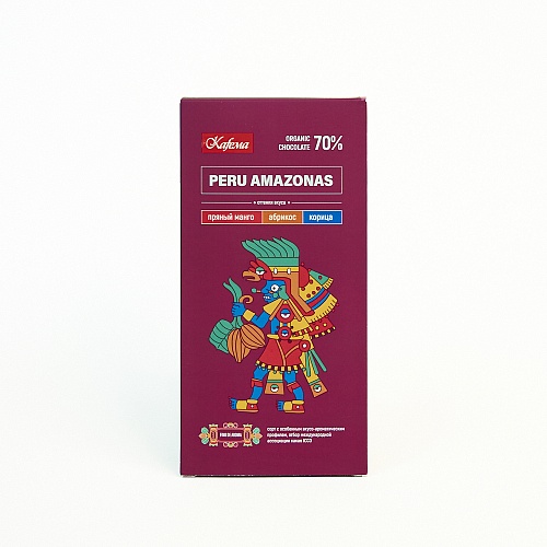 Темный шоколад Kafema Peru Amazonas, 70% какао